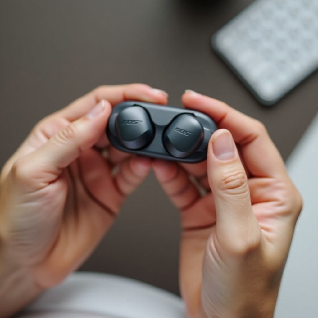 how to put bose earbuds in pairing mode