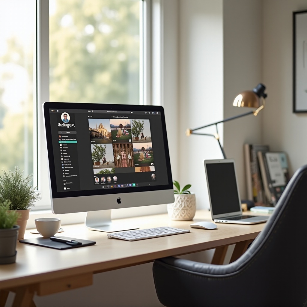 Wie man ein Bild von Instagram auf dem PC speichert.