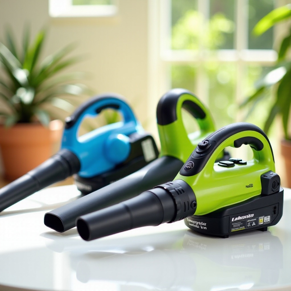 battery operated leaf blower vacuum