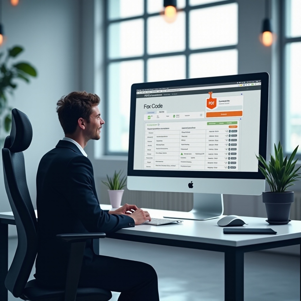 كيفية إرسال ملف PDF بالفاكس من جهاز الكمبيوتر: دليل كامل