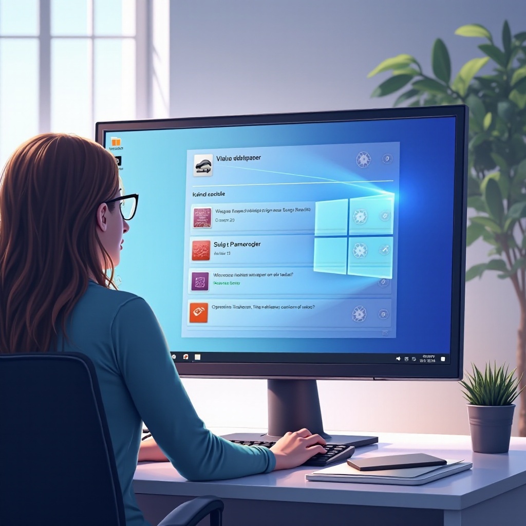 Descubriendo y personalizando la ubicación del fondo de pantalla de Windows 11.