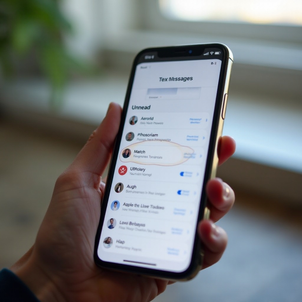 Comment filtrer les messages texte non lus sur iPhone en 2024