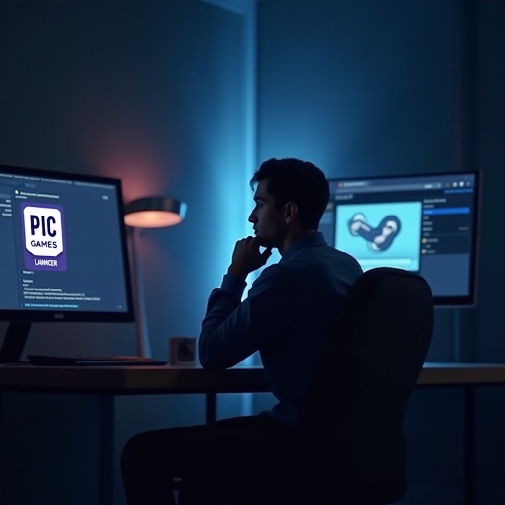 Comprender por qué no puedes agregar Epic Games a Steam y explorar alternativas.